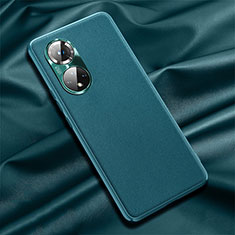 Custodia Lusso Pelle Cover QK1 per Huawei Honor 50 Pro 5G Verde