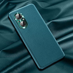 Custodia Lusso Pelle Cover QK1 per Huawei Honor 50 SE 5G Verde