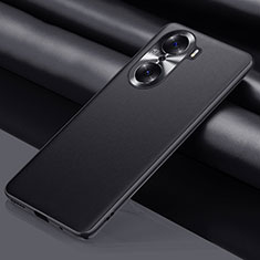 Custodia Lusso Pelle Cover QK1 per Huawei Honor 60 Pro 5G Nero