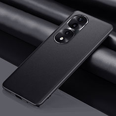 Custodia Lusso Pelle Cover QK1 per Huawei Honor 70 Pro+ Plus 5G Nero