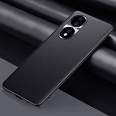 Custodia Lusso Pelle Cover QK1 per Huawei Honor 80 Pro Flat 5G Nero