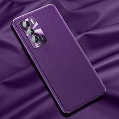 Custodia Lusso Pelle Cover QK1 per Realme GT Master Explorer 5G Viola