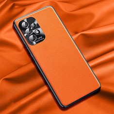 Custodia Lusso Pelle Cover QK1 per Samsung Galaxy A32 4G Arancione