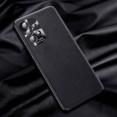 Custodia Lusso Pelle Cover QK1 per Samsung Galaxy A52s 5G Nero