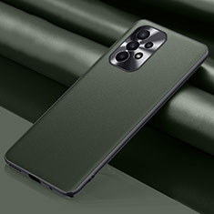Custodia Lusso Pelle Cover QK1 per Samsung Galaxy A73 5G Verde