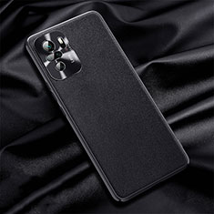 Custodia Lusso Pelle Cover QK1 per Xiaomi Poco M5S Nero