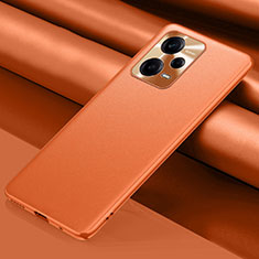 Custodia Lusso Pelle Cover QK1 per Xiaomi Poco X5 5G Arancione