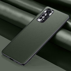 Custodia Lusso Pelle Cover QK1 per Xiaomi Redmi Note 11 Pro 5G Verde Militare