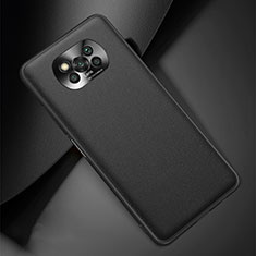 Custodia Lusso Pelle Cover QK2 per Xiaomi Poco X3 NFC Nero