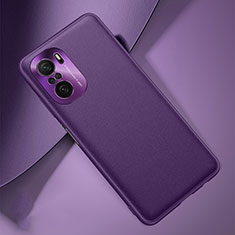 Custodia Lusso Pelle Cover QK2 per Xiaomi Redmi K40 5G Viola