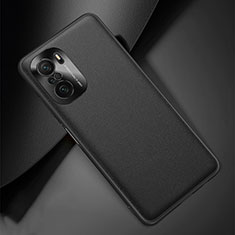 Custodia Lusso Pelle Cover QK2 per Xiaomi Redmi K40 Pro+ Plus 5G Nero