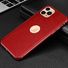 Custodia Lusso Pelle Cover R01 per Apple iPhone 11 Pro Max Rosso