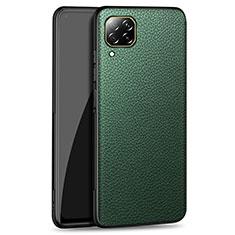 Custodia Lusso Pelle Cover R01 per Huawei Nova 6 SE Verde