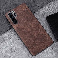 Custodia Lusso Pelle Cover R01 per Huawei P30 Pro New Edition Marrone