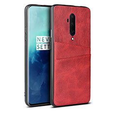 Custodia Lusso Pelle Cover R01 per OnePlus 7T Pro Rosso