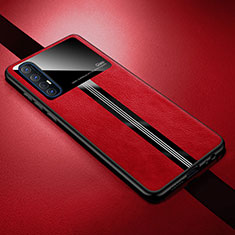 Custodia Lusso Pelle Cover R01 per Oppo Reno3 Pro Rosso