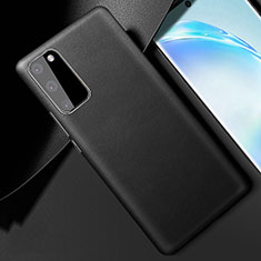Custodia Lusso Pelle Cover R01 per Samsung Galaxy S20 5G Nero