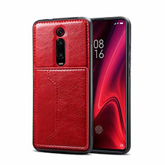 Custodia Lusso Pelle Cover R01 per Xiaomi Mi 9T Rosso