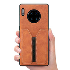 Custodia Lusso Pelle Cover R02 per Huawei Mate 30 Arancione