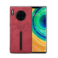 Custodia Lusso Pelle Cover R02 per Huawei Mate 30 Pro 5G Rosso