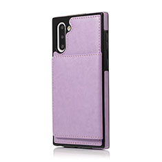 Custodia Lusso Pelle Cover R02 per Samsung Galaxy Note 10 5G Viola