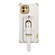 Custodia Lusso Pelle Cover R02 per Xiaomi Mi 11 Lite 5G NE Bianco