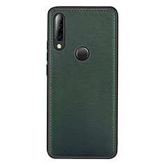 Custodia Lusso Pelle Cover R03 per Huawei P30 Lite XL Verde