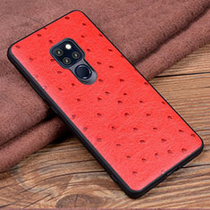 Custodia Lusso Pelle Cover R04 per Huawei Mate 20 X 5G Rosso