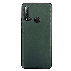 Custodia Lusso Pelle Cover R04 per Huawei Nova 5i Verde