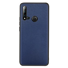 Custodia Lusso Pelle Cover R04 per Huawei P20 Lite (2019) Blu