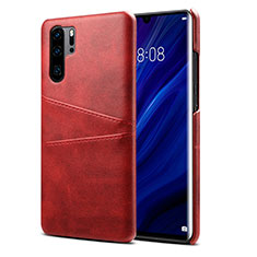 Custodia Lusso Pelle Cover R05 per Huawei P30 Pro New Edition Rosso