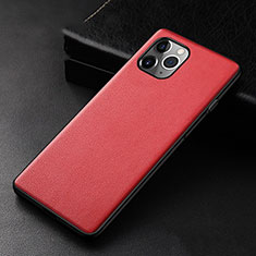 Custodia Lusso Pelle Cover R06 per Apple iPhone 11 Pro Max Rosso