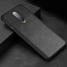 Custodia Lusso Pelle Cover R06 per OnePlus 8 Nero