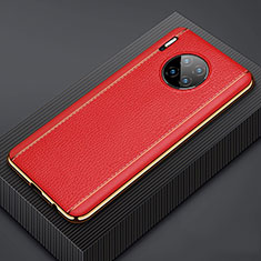Custodia Lusso Pelle Cover R07 per Huawei Mate 30E Pro 5G Rosso