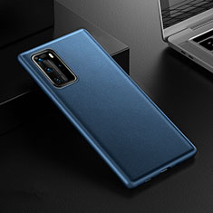 Custodia Lusso Pelle Cover R07 per Huawei P40 Pro Blu