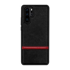 Custodia Lusso Pelle Cover R10 per Huawei P30 Pro Nero