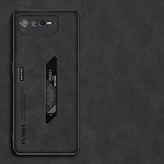 Custodia Lusso Pelle Cover S01 per Asus ROG Phone 6 Pro Nero