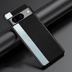 Custodia Lusso Pelle Cover S01 per Google Pixel 8 5G Nero