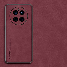 Custodia Lusso Pelle Cover S01 per Huawei Mate 50 Rosso