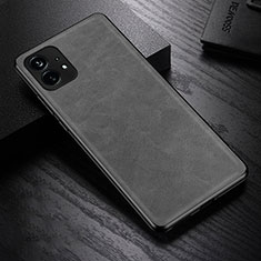 Custodia Lusso Pelle Cover S01 per Nothing Phone 1 Grigio