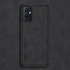 Custodia Lusso Pelle Cover S01 per OnePlus 9 5G Nero