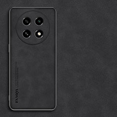 Custodia Lusso Pelle Cover S01 per Oppo A2 Pro 5G Nero