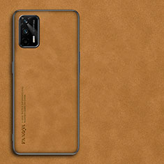 Custodia Lusso Pelle Cover S01 per Realme GT Neo 5G Arancione