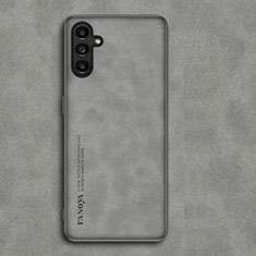 Custodia Lusso Pelle Cover S01 per Samsung Galaxy A13 5G Grigio