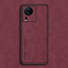 Custodia Lusso Pelle Cover S01 per Vivo iQOO Neo7 SE Rosso