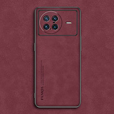 Custodia Lusso Pelle Cover S01 per Vivo X Note Rosso