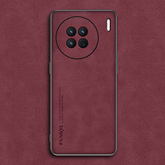 Custodia Lusso Pelle Cover S01 per Vivo X90 Pro+ Plus 5G Rosso