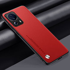 Custodia Lusso Pelle Cover S01 per Xiaomi Civi 2 5G Rosso