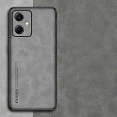 Custodia Lusso Pelle Cover S01 per Xiaomi Redmi Note 12R Pro 5G Grigio