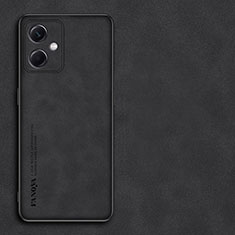 Custodia Lusso Pelle Cover S01 per Xiaomi Redmi Note 12R Pro 5G Nero